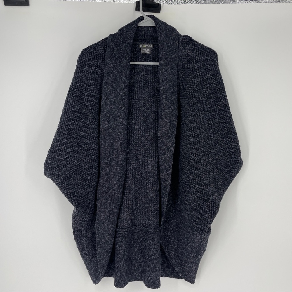 Exofficio Gray Open cardigan Wool blend M/L